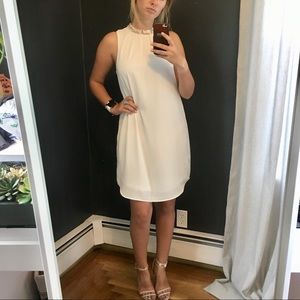 H&M White Formal Shift Dress